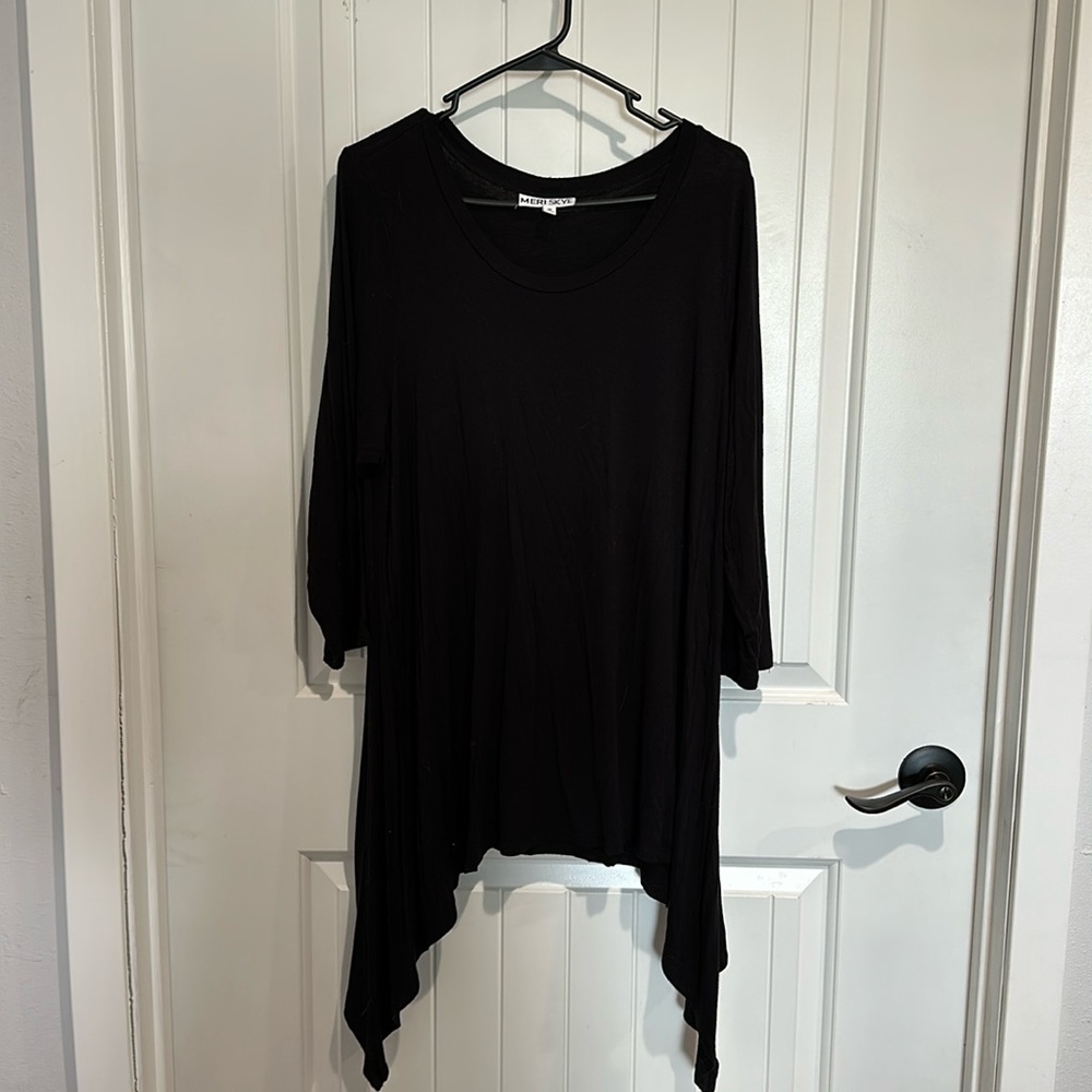 Black tunic shirt